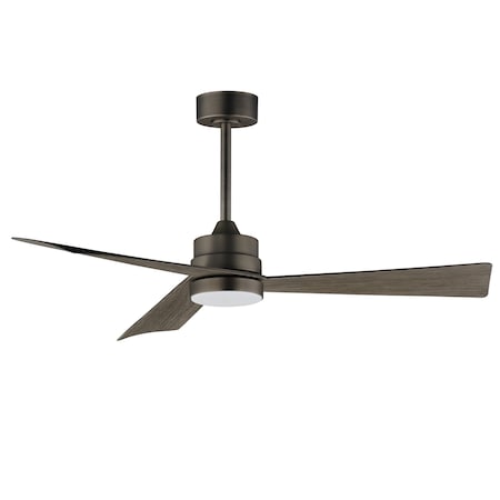 Maxim Lighting Vortex 52'' Indoor Fan with LED Light Kit, Dark Satin Nickel 88837WTDSN